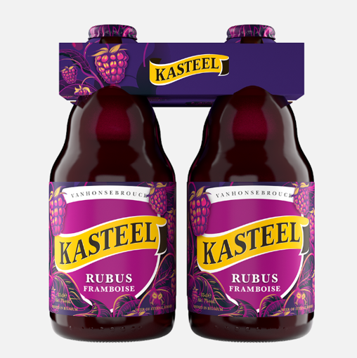 Afbeeldingen van KASTEELBIER RUBUS FRAMBOISE 4X33cl